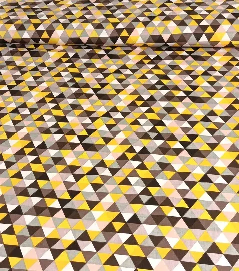 Nahřívací polštářek trojúhelníky žluté