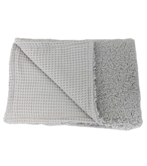 Dětská deka beránek šedý