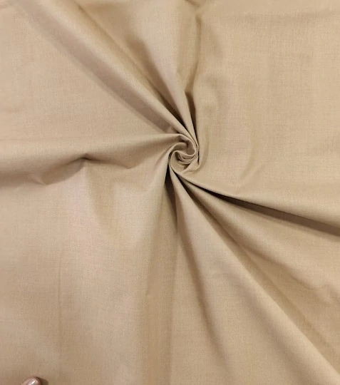 Bavlněná látka jednobarevná cacao