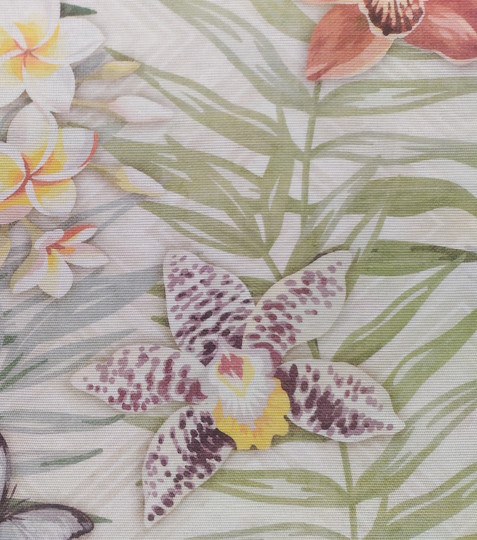 Dekorační látka orchideje