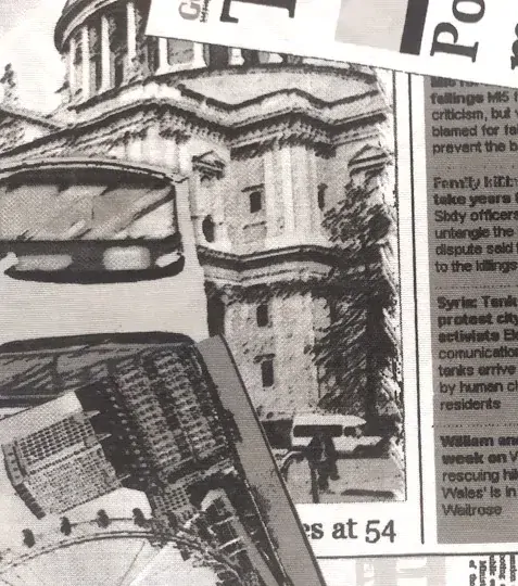 Dekorační látka noviny