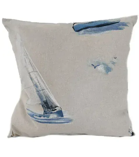Dekorační polštář plachetnice 45 x 45 cm