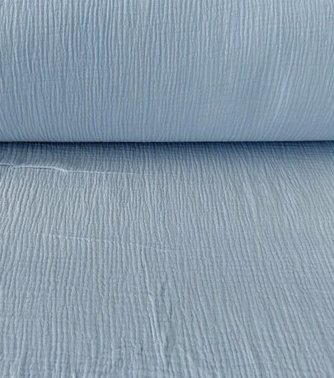 Mušelín plenkovina baby blue