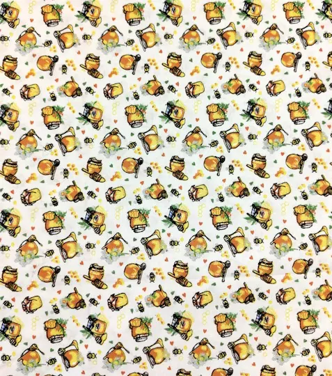 Bavlněná látka med