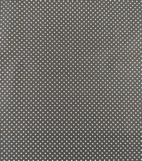 Bavlněná látka puntíky černé 2mm