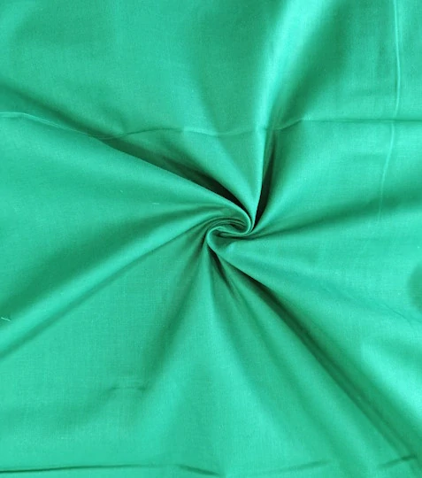 zbytek 0,98 m/ Bavlněná látka zelená