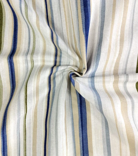 Dekorační látka Dag pruhy modré