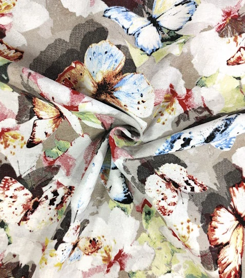 Dekorační látka motýl Aria