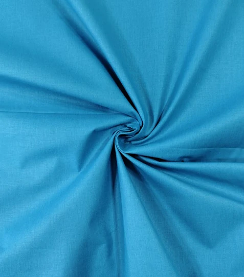 Bavlna jednobarevná aqua