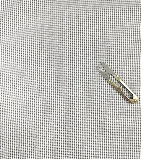 Bavlněná látka pepito šedé 2 mm