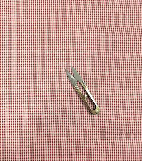 Bavlněná látka pepito červené 2 mm