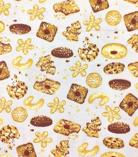 Bavlněná látka cukroví