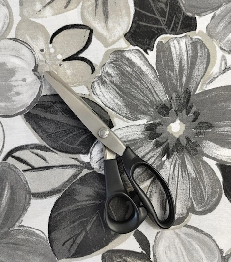 Dekorační látka Halina černá