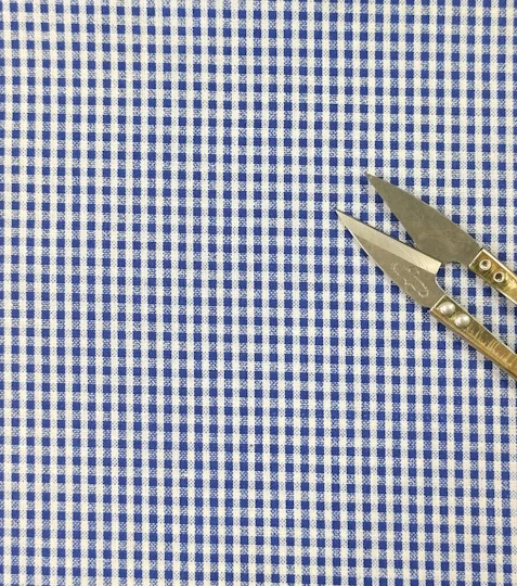 Bavlněná látka pepito modré 2 mm
