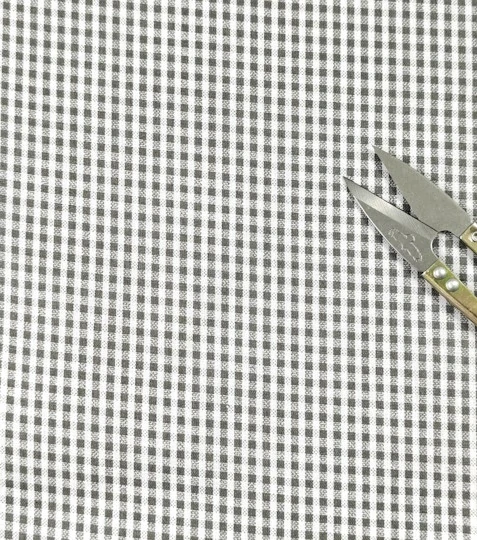 Bavlněná látka pepito šedé 2 mm