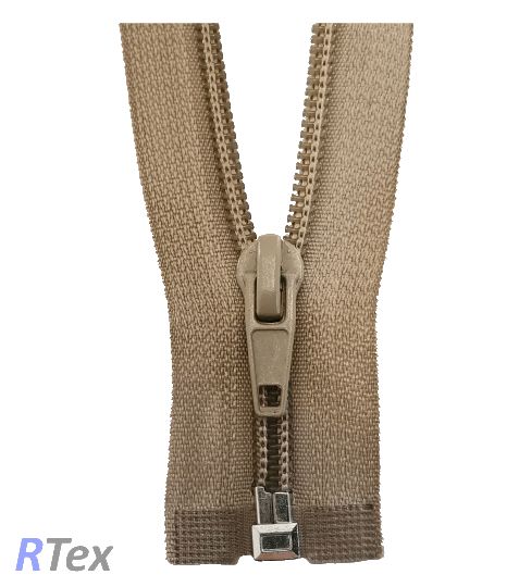 Spirálový zip šíře 3 mm délka 50 cm pinlock béžový