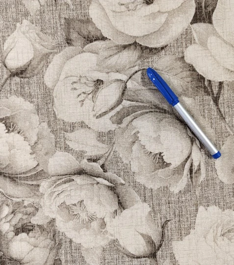 Dekorační látka růže Cortona béžové