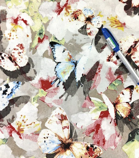 Dekorační látka motýl Aria