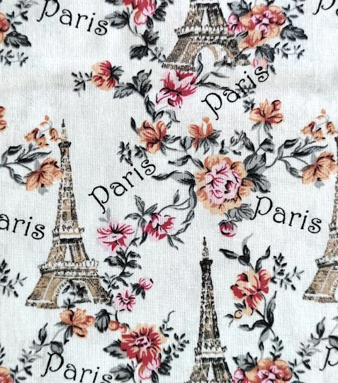 Bavlněná látka Paris