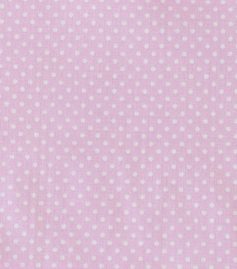Bavlněná látka puntíky light rosa