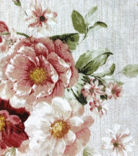 Dekorační látka růže červené Adda