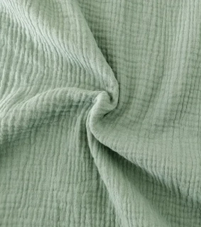 zbytek kaz 1,40 m/ Mušelín plenkovina dusty mint