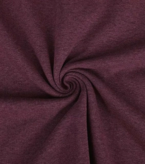 Teplákovina počesaná Sweat melange fialová