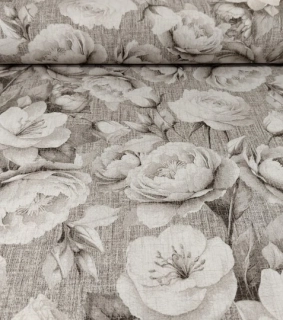 Dekorační látka růže Cortona béžové